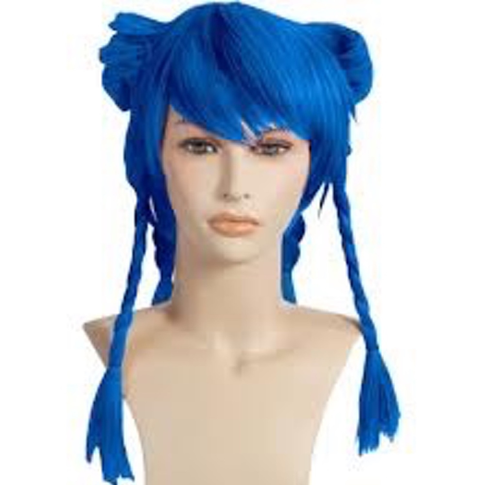 Blue Anime Cosplay Adult Wig (One Size)